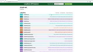 LoopBack 3 InMemory Exercise