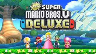 New Super Mario Bros. U Deluxe - Full Game 100% Walkthrough (All Star Coins)