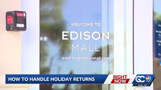 Christmas gift returns in full swing at Edison Mall
