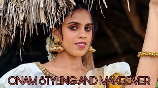 ഓണം മേക്കപ്പ് ലുക്ക്‌ | bobby brown makeup | makeup using branded products