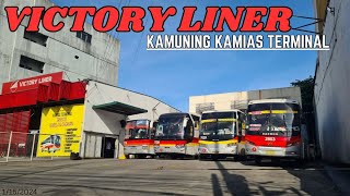 VICTORY LINER BUSES || ARRIVED AT KAMUNING KAMIAS TERMINAL