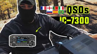 Contactos con la ICOM 7300 y dipolo Diamond en Portable | Radioaficionados