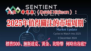 大卫·希克森 （David Hickson）谈 ：2025年值得关注的市场周期 - 标普500、纳斯达克、黄金、比特币最可能在2025年什么月份出谷底？| 原视频链接在下方说明中