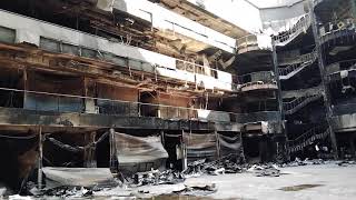 After burning inside view of Dreams mall Bhandup west MUMBAI MAHARASHTRA ......  Dreams Mall ..