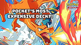 I FINALLY FINISHED POCKET'S PRICIEST DECK! - Charizard EX Deck Profile