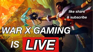 [[INDIA]] Chill Live stream  LETS GO!/WILD RIFT/INDIA/WAR X GAMING/