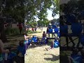 Linda Masarira motivating youngLEAD football team
