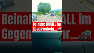 Beinahe UNFALL im Gegenverkehr während #einsatzfahrt  🚑 #blaulicht