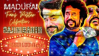 #Annaatthe | Madurai Hardcore Fans Poster Celebrations | Rajinikanth | Super Star| Annatthe Movie