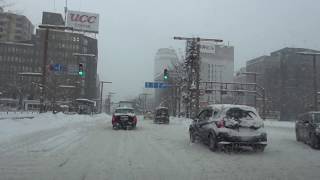 Japan Drive Hokkaido 1080p Sapporo  snow road -  Japan National Route230（from Kimobetu）