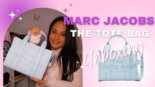 UNBOXING: Marc Jacobs The Tote Bag in Cloud Blue 💙☁️