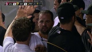 STL@PIT: Tony Sanchez collects his first career RBI