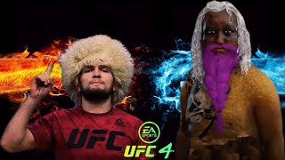 Khabib Nurmagomedov vs. Yellow killer - EA SPORTS UFC 4 - CPU vs CPU