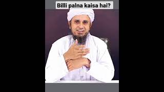 Billi palna kaisa hai? #masailkahal #shortclips #islamicvideo #muftitariqmasood #bayanstatus
