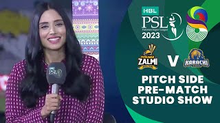 Peshawar Zalmi vs Karachi Kings | Pitch Side Pre-Match Studio Show | Match 17 | HBL PSL 8 | MI2T