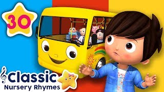 ALL Wheels On The Bus Songs | +More Classic Nursery Rhymes | Little Baby Bum