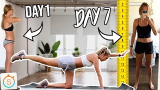 i tried an at home workout app FOR 7 DAYS... CRAZY RESULTS // SWORKIT REVIEW