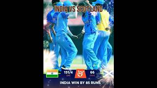 IND VS SCO || U19 WORLD CUP || HIGHLIGHTS || #u19worldcup #womenscricket #shorts #viral