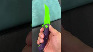 KUBEY KU212 Anteater Liner Lock Folding Knife Purple  G10 Handle 3.5\