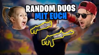 Zuschauer erkennt mich und zittert 😂 RANDOM DUOS Fortnite mit EUCH 😍