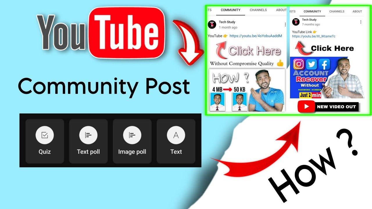Par Full Size Community Post Kaise Kare Youtube