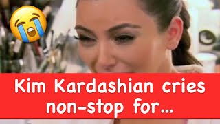 Kim Kardashian cries non-stop for…