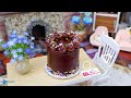 amazing miniature ultimate chocolate cake decorating tiny dessert recipe by miniature cooking