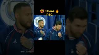 3 Boos PSG #psg #football #foryou #neymar #messi #mbappe #viral #shorts 😍