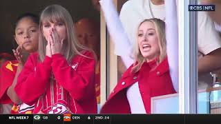 Taylor Swift cheered for Travis Kelce enthusiastically