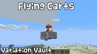 Minecraft Bukkit Plugin - Flying Carts - Minecarts that flyyyyyy!