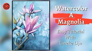 Watercolor a Magnolia