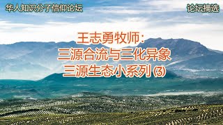 (第33辑)【三源合流论坛信息节选/王志勇牧师/三源合流与三化异象/ 三源生态小系列 (3)】Audio File/Kingdom 123/Pastor Zhiyong Wang