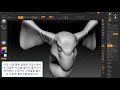 zbrush 스컬핑 순서에 대해서 지브러쉬 입문자 필수