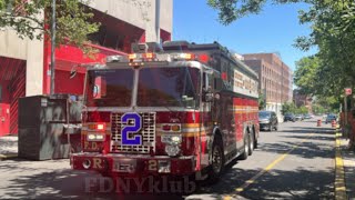 **PA300, REAL Q** FDNY Rescue 2 Responding out of quarters to a reported MVA