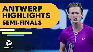 Korda Clashes with Thiem; Auger-Aliassime Battles Gasquet | Antwerp 2022 Semi-Final Highlights