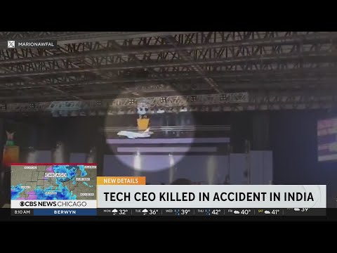 Suburban Chicago CEO killed in freak accident before packed audience at company party