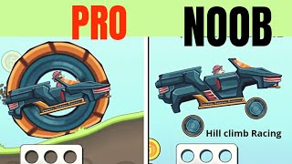 hill climb racing |MUTANT| PRO vs NOOB game seru android mobil paling nyaman #gameplay