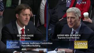 Ben Sasse: Round 1 Questions in Gorsuch Hearing