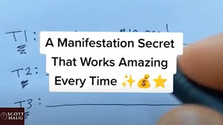 This works SO good! Manifest anything you want, you MUST try this