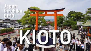 Japan thruhike EP10 || Kyoto on foot || Temples, shrines, castle and ticks that do jump