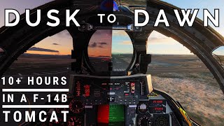 10-Hour Tomcat flight for Sleep, Study, Tinnitus Relief and Rest, Full Flight NO LOOPED AUDIO #asmr