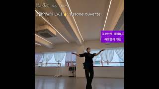 🩰발레드본 3월의발레 LV.1 👉 sissone ouverte