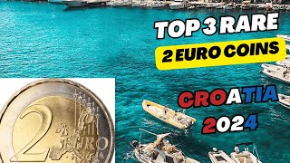 TOP 3 Rare 2 Euro Coins from Croatia – 2024 | Valuable Euro Coins You Should Know!