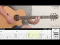 gravity john mayer fingerstyle guitar tab chords lyrics