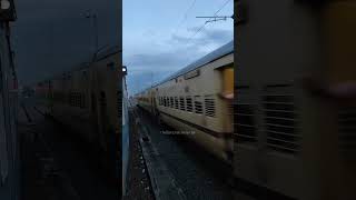 16850/Rameswaram Tiruchchirapalli Express crossing at Chettinad || ex TNP 14616R GOC WDG-3A