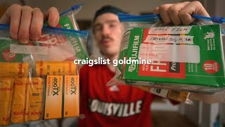 Film photography goldmine on craigslist