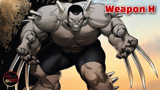 Hulk နဲ့ Wolverine တို့ရဲ့ Power တွေကိုပေါင်းစပ်ပြီး ဖန်တီးထားတဲ့ Weapon H