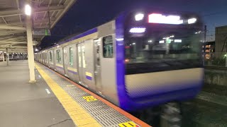 【成田線】4603F E235系1000番台F-02編成 J-09編成 成田駅 到着シーン