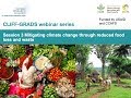 Mitigating climate change through reduced food loss and waste