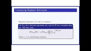 13b. Bayesian Learning: Discrete Parameter Sets II (Chapter 18)